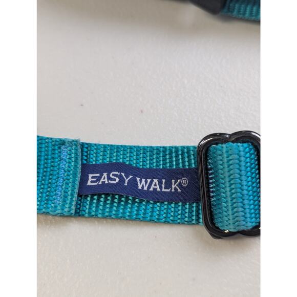 Easy Walk Dog Harness Large Blue No Pull Front Lead Training Martingale Loop - Picture 4 of 5